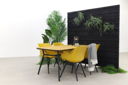 Hartman Sophie Studio Yellow/Bella 180x90 cm. - 5-delige tuinset