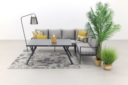 tsunami Higgins wakker worden Lounge diningsets zwart kopen | Ruim assortiment | Van der Garde  Tuinmeubelen