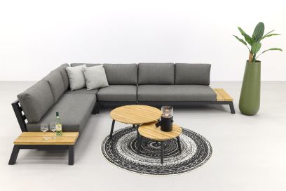 4 Seasons Empire platform loungeset 6-delig met Mindo tafels rond