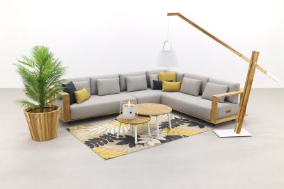 4 Seasons Eternity hoekbank met mindo tafels - 6-delig