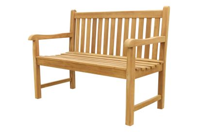 Van der Garde Teak houten tuinbank Bison - 120 cm. aanbieding