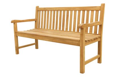 Van der Garde Teak houten tuinbank Bison - 150 cm. aanbieding