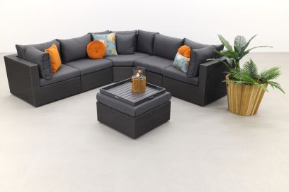 Suns XL loungeset Parma - Antraciet