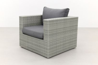 Suns Parma loungestoel - White grey