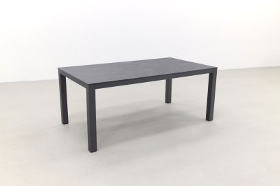 Suns Monte Vari tuintafel Matt royal grey - Carbon Stone - 180 x 100 cm.