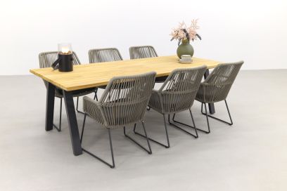 4 Seasons Ramblas/Ambassador 240x100 cm. tuinset - 7 delig