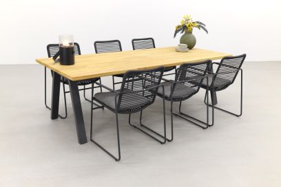 Taste Elba/Ambassador 240x100 cm. tuinset - 7 delig