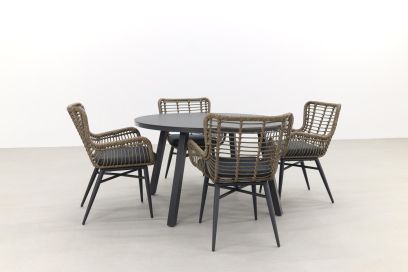 Jasmine/Hartman Miami 128 cm. - ronde tuinset