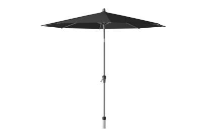 Van der Garde Platinum Riva stokparasol 2.5 m. rond - Zwart aanbieding