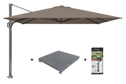 Platinum Challenger Premium T1 3.5x3.5 m - Havanna Taupe met voet en hoes