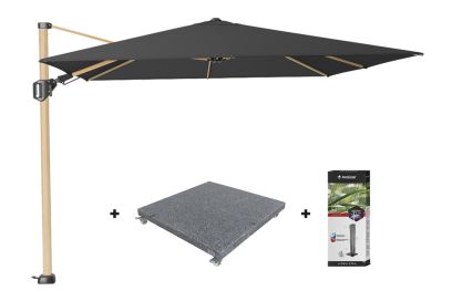 Platinum Challenger Premium T2 Premium 3x3 m OAK - Faded Black met voet en hoes