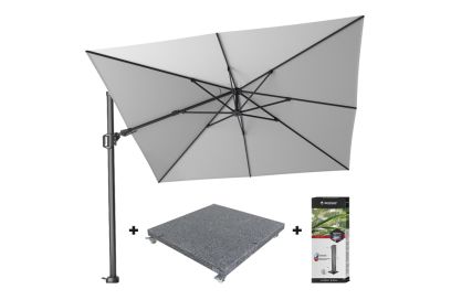 Platinum Challenger T2 3x3 m - Light Grey  met voet en hoes