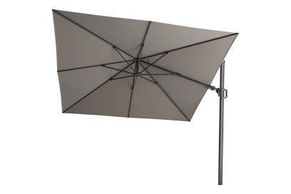 Van der Garde Platinum Challenger Zweefparasol T2 premium - 3x3 m. Manhattan Grey aanbieding