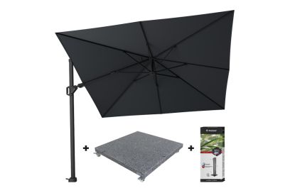 Platinum Challenger Premium T2 3x3 m - Jet Black met voet en hoes