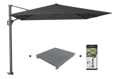 Platinum Challenger Premium T1 3x3 m - Faded Black met voet en hoes