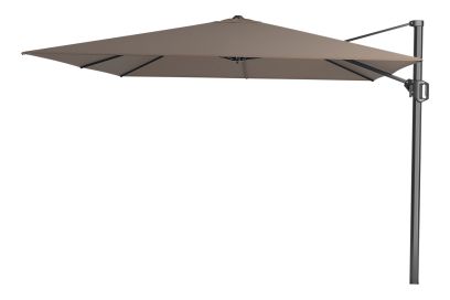 Van der Garde Platinum Challenger T1 Zweefparasol Premium 3x3 m. - Havana Taupe aanbieding