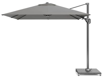 Platinum Voyager Vierkante Zweefparasol T2 2,7x2,7 m. - Manhattan Grey