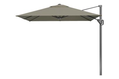 Van der Garde Platinum Voyager Vierkante Zweefparasol T1 2.5x2.5 m. - Taupe aanbieding