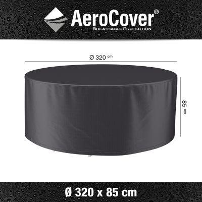 Aerocover ronde tuinsethoes - 320x85 cm.