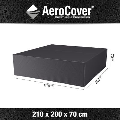 Platinum Aerocover loungesethoes 210x200x70 cm.