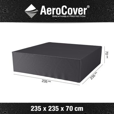 Aerocover loungesethoes 235x235x70 cm.