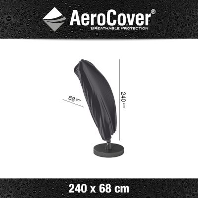 Platinum Aerocover zweefparasolhoes - 240x68 cm.