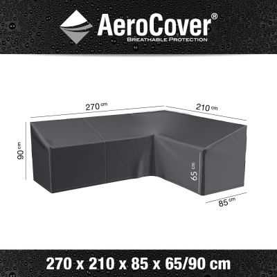 Aerocover Lounge-dininghoes 270x210 cm - Rechts