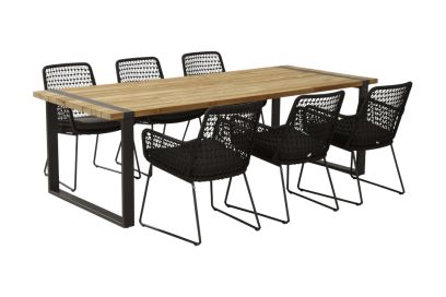 Van der Garde Taste Athena tuinstoel + Alto tuintafel 240x100 cm. aanbieding