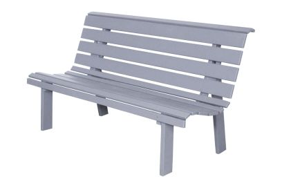 Bella houten tuinbank - Dark grey - 3-zits
