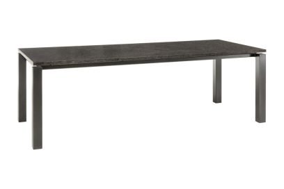 Nova Granieten tuintafel - 180 x 90 cm. - Pearl grey
