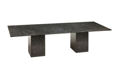 Viking granieten tuin tafel - 300 x 100 cm. - diamond black 