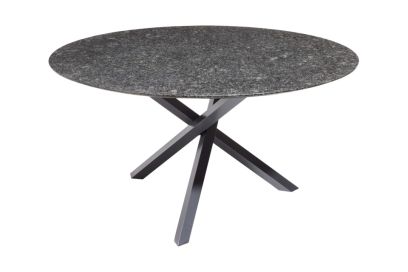 Gigi granieten tuintafel - 120 cm. - diamond black 