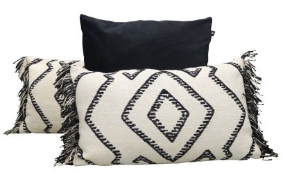 Hartman sierkussenset Boaz Black & Jolie Black - 3 st.