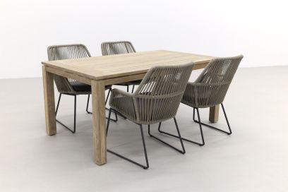 4 Seasons Ramblas/Rome Grey 170 cm. tuinset - 5-delig