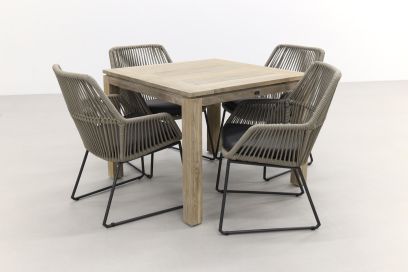 Ramblas/Rome grey 100 cm. - tuinset 5-delig