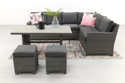 Van der Garde Cordoba lounge diningset - Rechts aanbieding