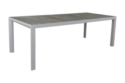 Kings tuintafel light grey - 180x100 cm.