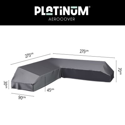 Platinum Aerocover platform loungesethoes 275x275 cm.