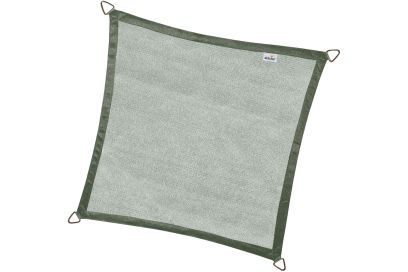 Nesling Coolfit schaduwdoek vierkant Olijf 3,6 x 3,6 m.