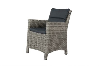 Wicker tuinstoel Oliva - Paloma grijs