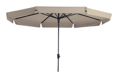 Van der Garde Madison stokparasol Syros luxe ecru 350 cm. aanbieding