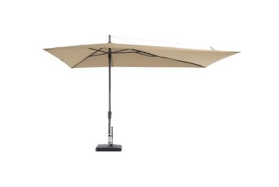 Van der Garde Madison Stokparasol Asymetric Sideway 360x220 cm. - Ecru aanbieding