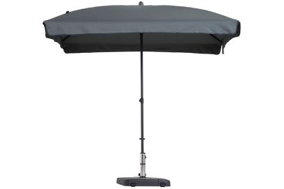 Madison Patmos Luxe rechthoek stokparasol - 210x140 cm. - grey