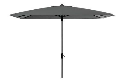 Madison stokparasol round corner 280 x 280 cm. - Grey