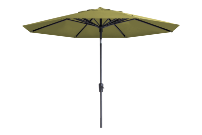 Van der Garde Madison Paros 2 luxe stokparasol - 300 cm. - Sage green aanbieding