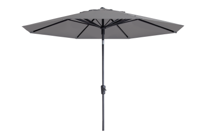 Van der Garde Madison Paros 2 luxe stokparasol - 300 cm. - Light grey aanbieding