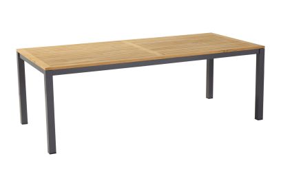 Hartman Sonata tuintafel teak – antraciet 220 x 100 cm.