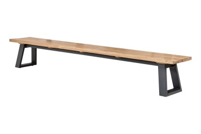 Suns Tomar teak tuinbank 280 x 45 cm. - Matt royal grey 