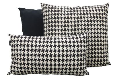 Hartman sierkussenset Havana Dark Grey & Poule black  - 3 st.