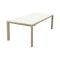 Kings aluminium tuintafel 220x100 cm. - Latte